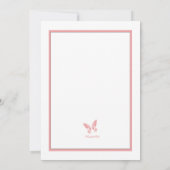 バタフライメドウ結婚式招待状 招待状 (裏面)