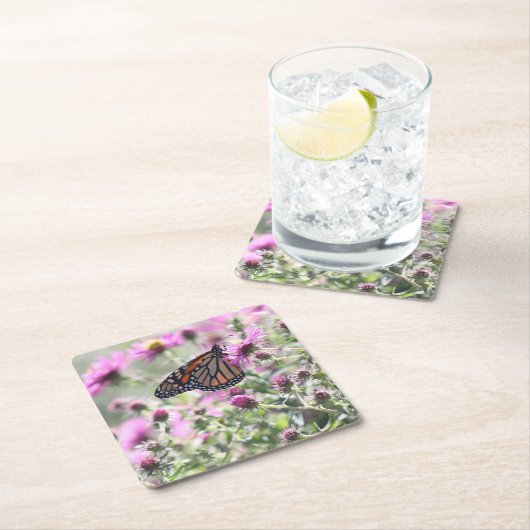 バタフライメドウ スクエアペーパーコースター (インサイチュ)