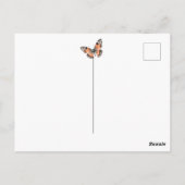 バタフライメドーウォーターブライダルシャワーカスタム ポストカード (裏面)