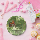 バタフライメモリアルサービス紙プレート ペーパープレート (パーティー)