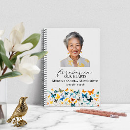 バタフライメモリアル写真記念スパイラルノート ノートブック