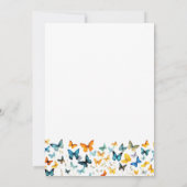 バタフライメモリアル招待状 招待状 (裏面)