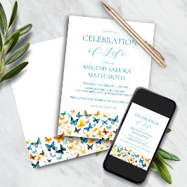 バタフライメモリアル招待状 招待状