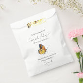 バタフライメモリアル葬儀シード フェイバーバッグ (封をした状態)