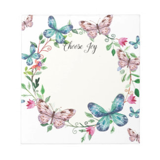 バタフライメモ帳 ノートパッド