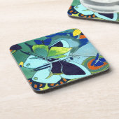 バタフライモザイクギフト コースター (左側)