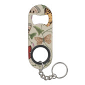 バタフライモス自然収集スケッチ キーホルダー栓抜き (裏面)