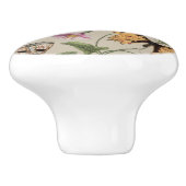 バタフライモス自然収集スケッチ セラミックノブ (側面)