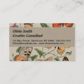 バタフライモス自然収集スケッチ 名刺 (正面)