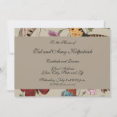 バタフライモス自然収集スケッチ 招待状 (裏面)