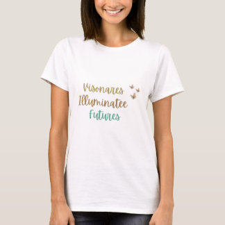 バタフライモチーフ女性用Tシャツ Tシャツ