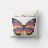 バタフライユーアズラブ装飾用クッション クッション (正面)