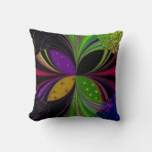 「バタフライユーフォリア」ポリエステル装飾用クッション クッション (正面)