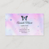 バタフライライフ美しいサロンネイルサロンメイクアップbusi 名刺 (裏面)