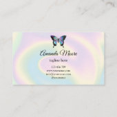 バタフライライフ美しいサロンネイルサロンメイクアップbusi 名刺 (裏面)