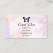 バタフライライフ美しいサロンネイルサロンメイクアップbusi 名刺 (裏面)