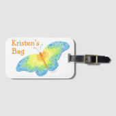 バタフライラゲッジタグ ラゲッジタグ (正面横)