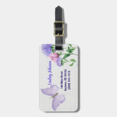 バタフライラゲージタグ ラゲッジタグ (正面縦)