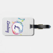 バタフライラゲージタグ ラゲッジタグ (裏面横)