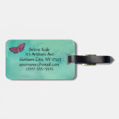 バタフライラゲージタグ ラゲッジタグ (裏面横)