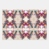 バタフライラッピング紙シート ラッピングペーパーシート (正面)