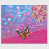 バタフライラッピング紙 ラッピングペーパー (フラット)