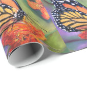 バタフライラッピング紙 ラッピングペーパー (ロールコーナー)