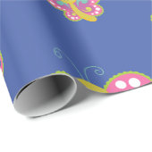 バタフライラッピング紙 ラッピングペーパー (ロールコーナー)