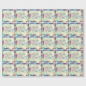 バタフライラッピング紙 ラッピングペーパー (フラット)