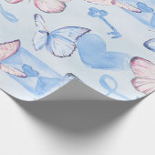 バタフライラッピング紙 ラッピングペーパー (角)