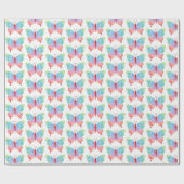 バタフライラッピング紙 ラッピングペーパー (フラット)