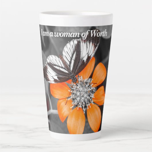 バタフライラテマグ カフェラテマグ (正面)