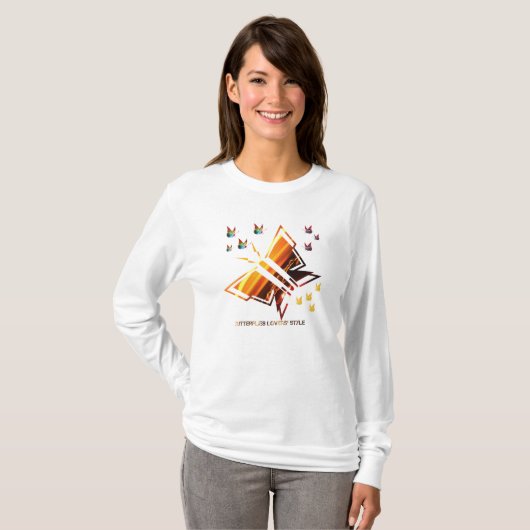 バタフライラバースタイル Tシャツ (正面フル)