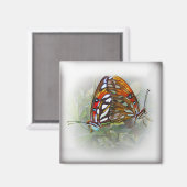 バタフライラブマグネット マグネット (正面/裏面)