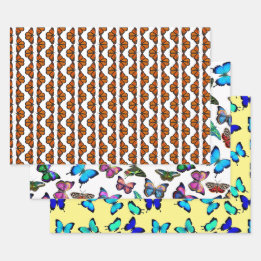 バタフライラブラッピング紙シート ラッピングペーパーシート