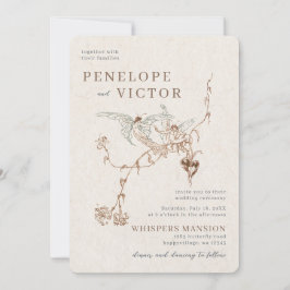 バタフライラブ結婚式招待状 招待状