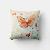 バタフライラブ クッション (正面)