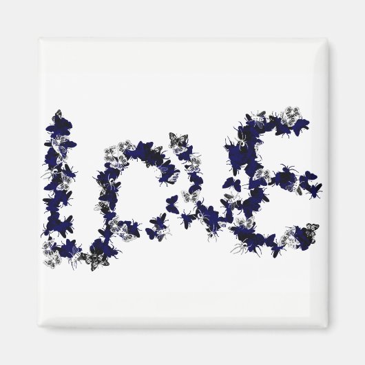 バタフライラブ マグネット (正面)