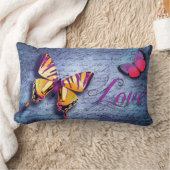 バタフライラブ ランバークッション (ブランケット)