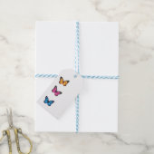 バタフライラベル ギフトタグ (より糸付き)