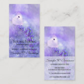 バタフライラベンダーフローラエッセンシャル油 名刺 (正面/裏面)