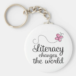 バタフライリテラシーが世界の贈り物を変える キーホルダー
