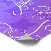 バタフライリボンポスター ポスター (角)