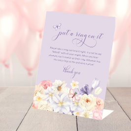 バタフライリングや輪標識 台座サイン