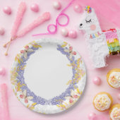 バタフライリース紙プレート ペーパープレート (パーティー)