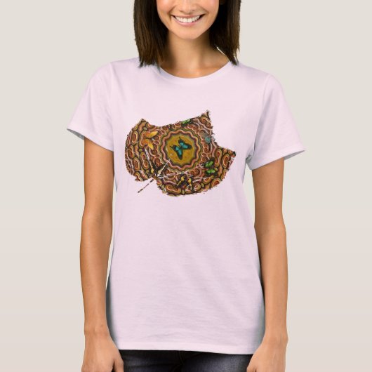 バタフライリーフ Tシャツ (正面)