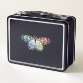 バタフライレインボー メタルランチボックス (裏面)