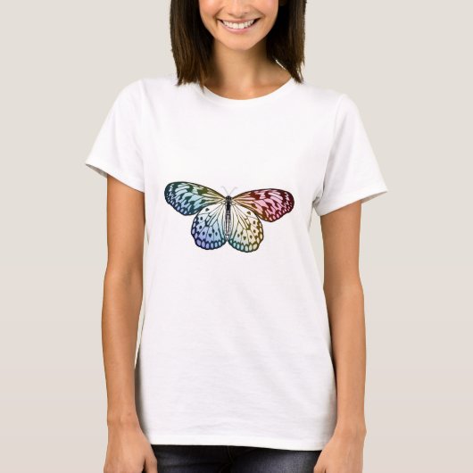 バタフライレインボー Tシャツ (正面)