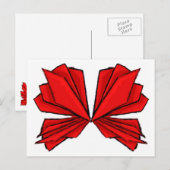 バタフライレッドII ポストカード (正面/裏面)