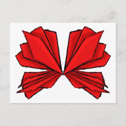 バタフライレッドII ポストカード (正面)